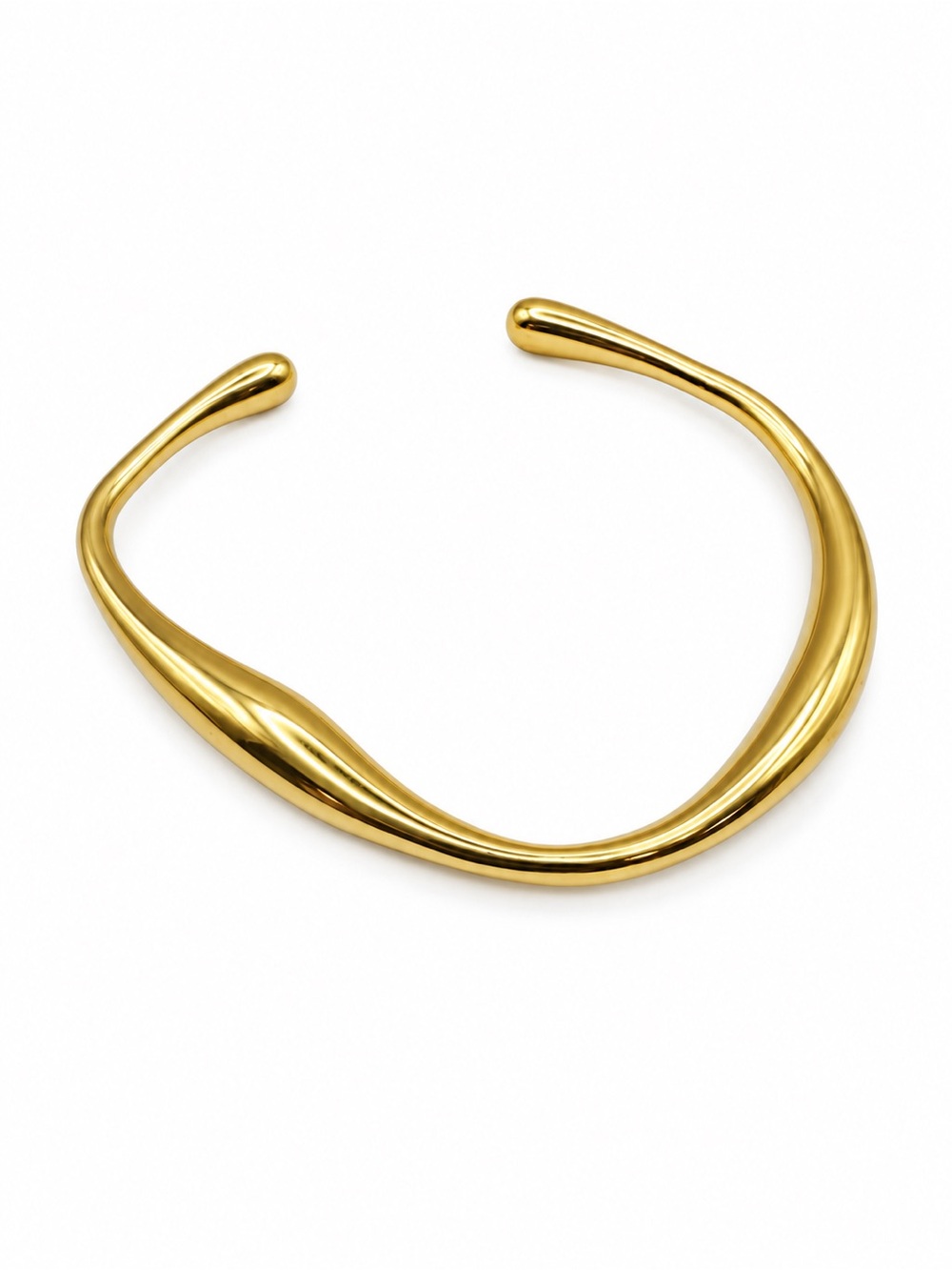 Freeform Gold Cuff Bracelet